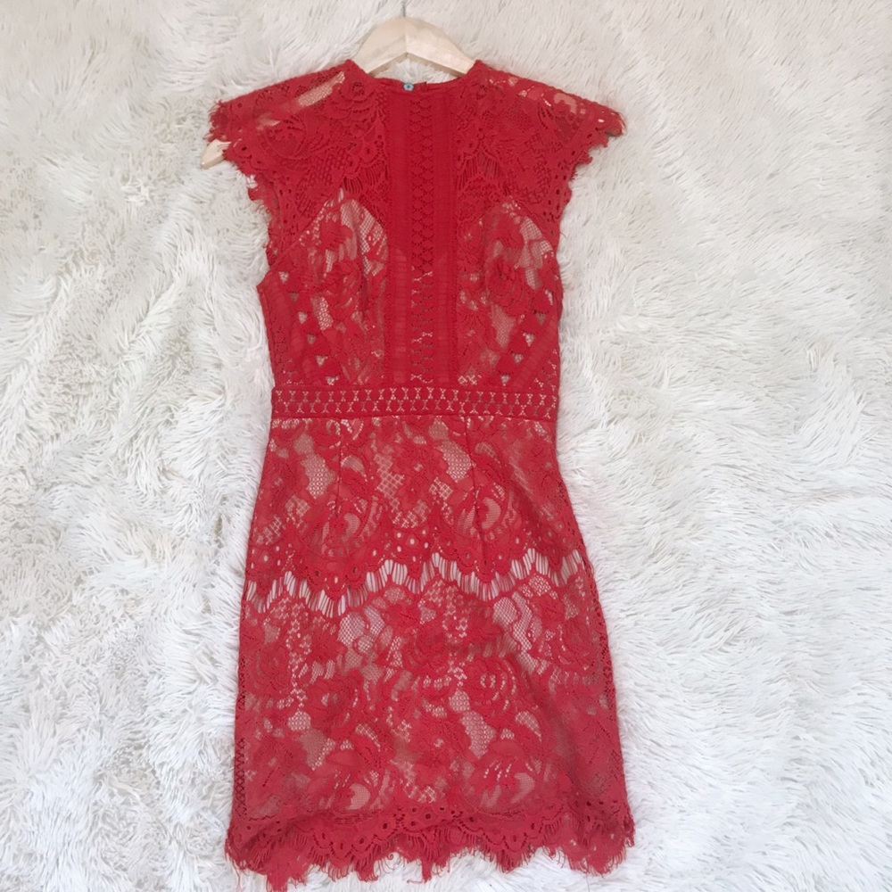 Red Lace Dress